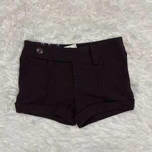 NWT Vintage Y2K Glam Chic Coquette Bebe brow short shorts Size 0